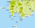 Tourist map of Ao Nang.