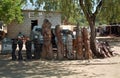 Tourist market, Victoria Falls, Zimbabwe