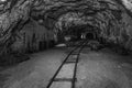 Tourist mine is a former gypsum mine close by Vienna. Royalty Free Stock Photo