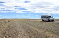 Minibus on Roadside