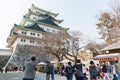 Tourist at Nagoya Castle Royalty Free Stock Photo