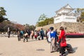Tourist at Nagoya Castle Royalty Free Stock Photo