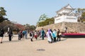 Tourist at Nagoya Castle Royalty Free Stock Photo