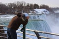 Tourist in Niagara Falls