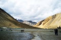 Tourist in Pangong lake