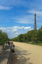 Tourist in Paris Royalty Free Stock Photo