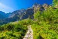 Tourist path around Lake Morskie Oko