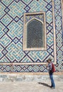 Tourist photographer in Samarkand