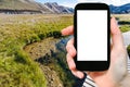 tourist photographs Landmannalaugar area