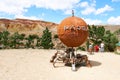 Tourist place, Mars rover close-up.