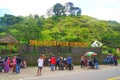 Tourist place at Pusuk Sembalun area, Lombok, Indonesia