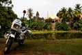 Tourist Police Motorcycle in Angkor Wat, Cambodia