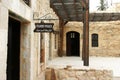 Tourist Police Post in Stone and Sandy Building