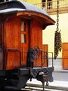 Tourist railway in Alausi to Nariz del Diablo