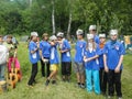 Tourist rally in the Kaluga region of Russia.