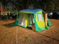 Camping tent in Thailand Nation Park.