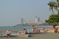 Tourist relaxing on the Beach