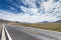 Tourist road background in the qinghai-tibet plateau