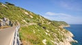 Tourist Road on Elba Island,Tuscany,Italy