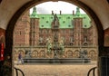 A tourist at Rosenberg Castle