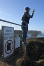 Tourist in search of selfies ignore warning signs put lives at risk