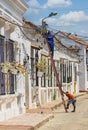 The electric company workers in Mompox