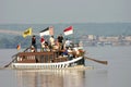 Tourist ship on Danube river