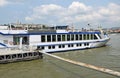 Tourist ship on the river Danube Royalty Free Stock Photo