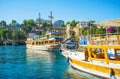 Tourist ships in Antalya marina, Turkey