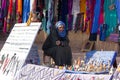 Tourist shop at Ait Ben Haddou ksar Morocco, a Unesco Heritage site Royalty Free Stock Photo