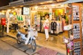 Tourist shopping for postcards in a souvenir shop in pai, Mae Hong Son province, Thailand