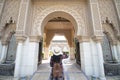 Tourist is sightseeing at Morocco Pavilion in Putrajaya district