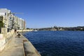 Tourist and Sliema Bay waterfront