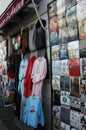 Tourist souvenir shop at the Montmartre Royalty Free Stock Photo