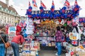 Tourist souvenirs stall. London, England