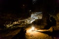 Tourist speleology expedition in Thailand