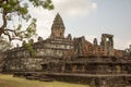Tourist at Bakong Temple in Cambodia Royalty Free Stock Photo