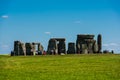 Tourist at Stonehenge Royalty Free Stock Photo