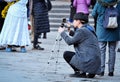 Tourist take photography