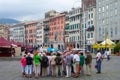 Tourist Tourists Group Genova Genoa Guide Italy