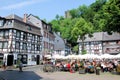Monschau, Tourist town with half-timbered houses - Royalty Free Stock Photo