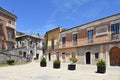 The tourist town of Savignano Irpino in the province of Avellino. Royalty Free Stock Photo