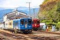 Tourist train to Yunomae Town, Japan