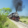 Tourist train in Cuba