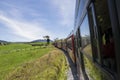 Tourist train of the volcanos in Ecuador