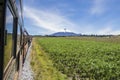 Tourist train of the volcanos in Ecuador