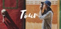 Tourist Travel Explore Life Graphic Concept