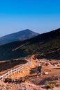 Tourist is trekking on nature trail at top of Mount Zao, Yamagata - Miyagi, Japan