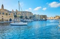 The tourist trip on sailing yacht, Birgu, Malta