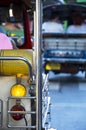 Tourist on tuk tuks in Bangkok